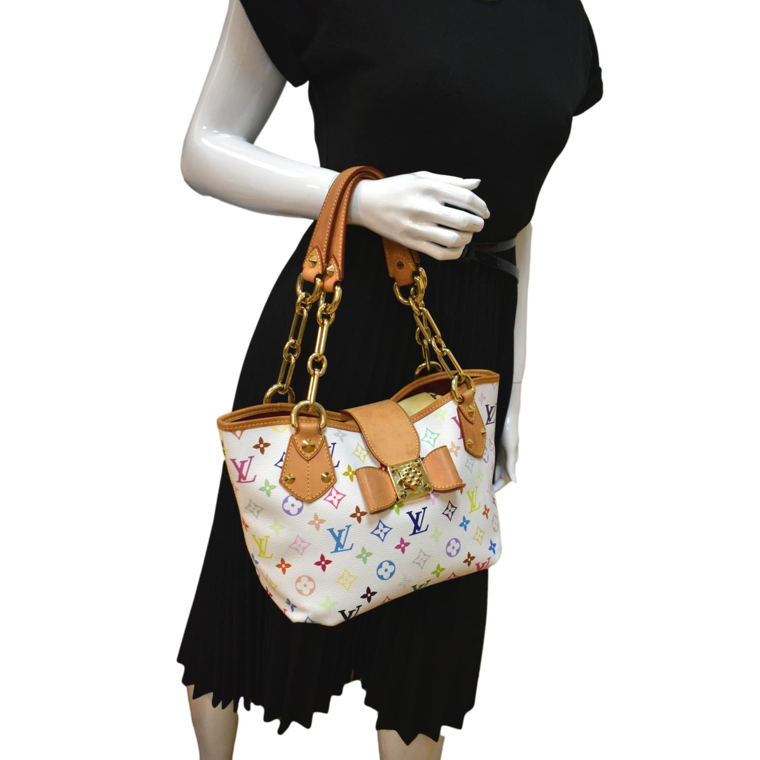 Louis Vuitton - Authenticated Speedy Handbag - Cloth Multicolour For Woman, Never Worn