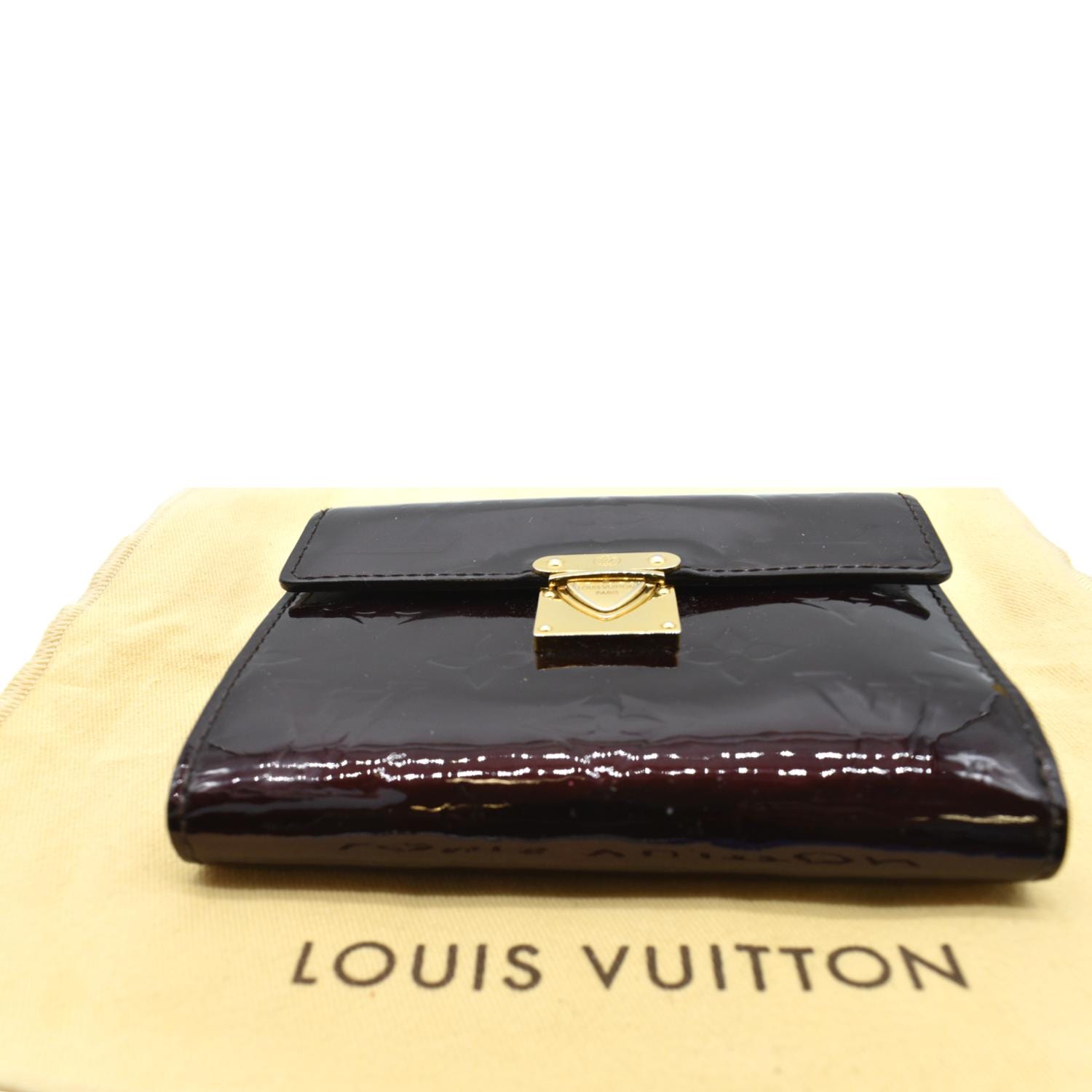 Koala patent leather wallet Louis Vuitton Burgundy in Patent leather -  29649456