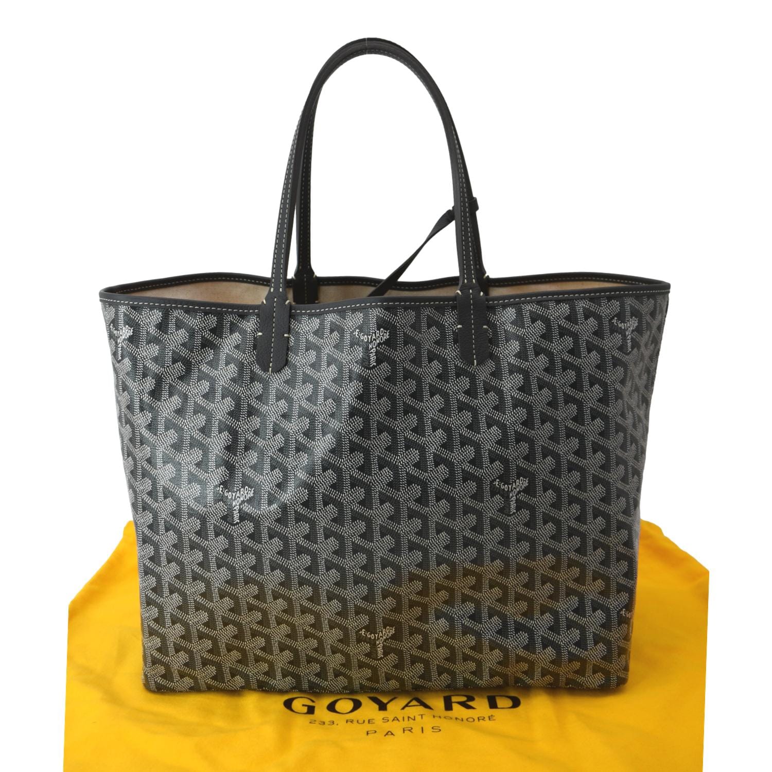 Goyard Gray Saint Louis PM Tote Bag, Designer Brand, Authentic Goyard