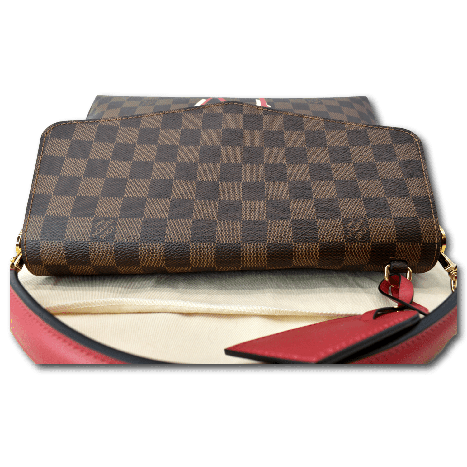 Authentic Louis Vuitton Beaubourg MM Damier Ebene, Luxury, Bags
