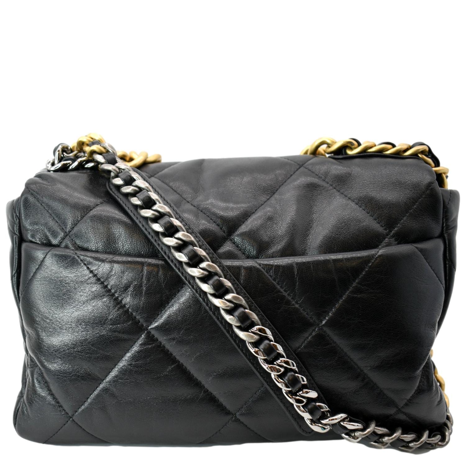 Chanel Medium 19 Flap Bag - Black Shoulder Bags, Handbags