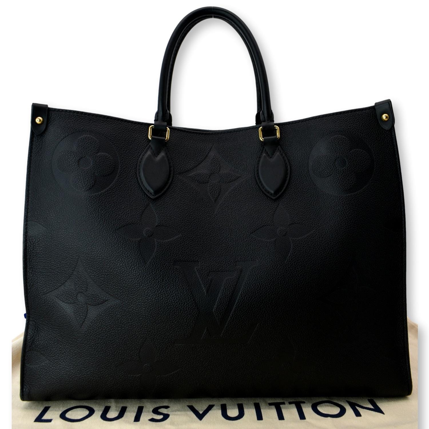 Louis Vuitton Monogram Empreinte Leather Shoulder Tote Bag