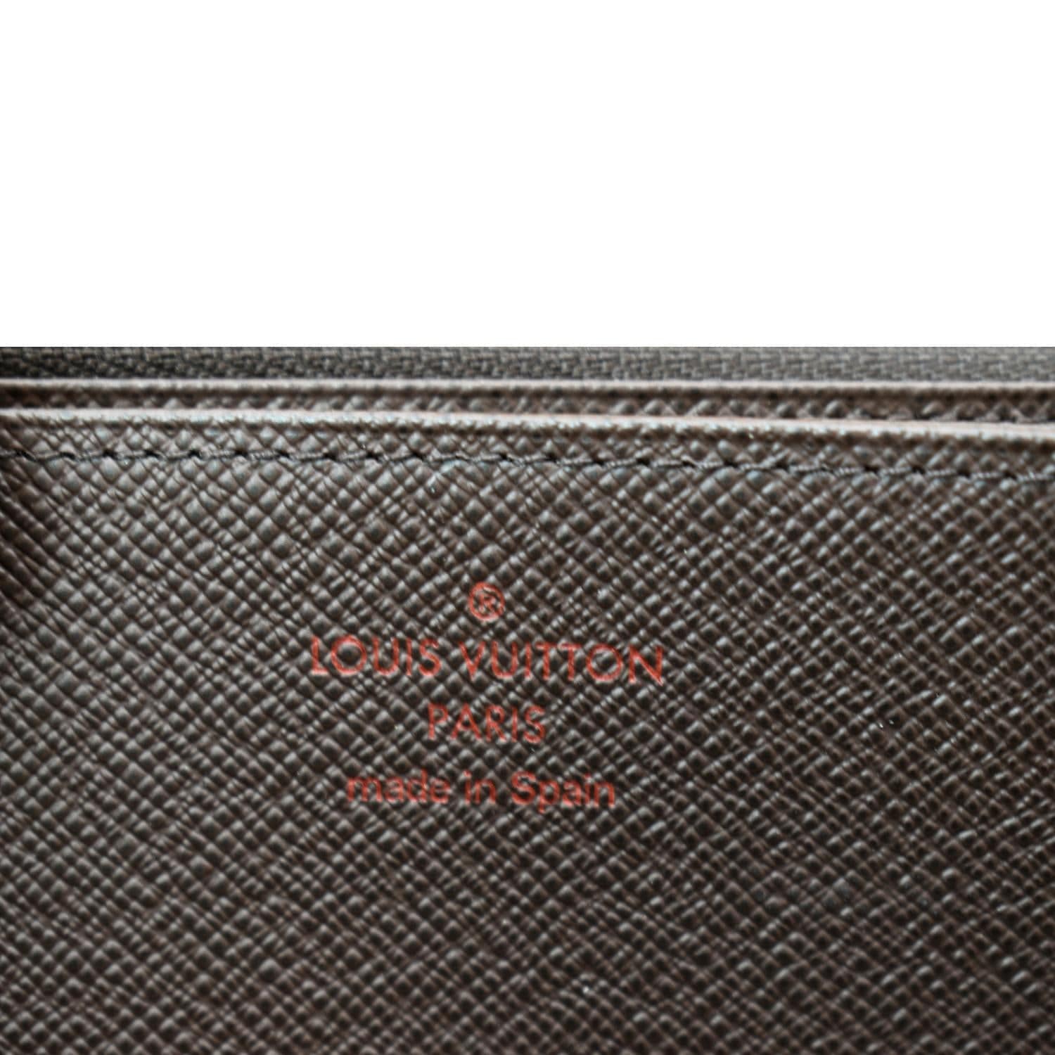 Grote Louis Vuitton zippy wallet in Damier Ebene - Garderobe
