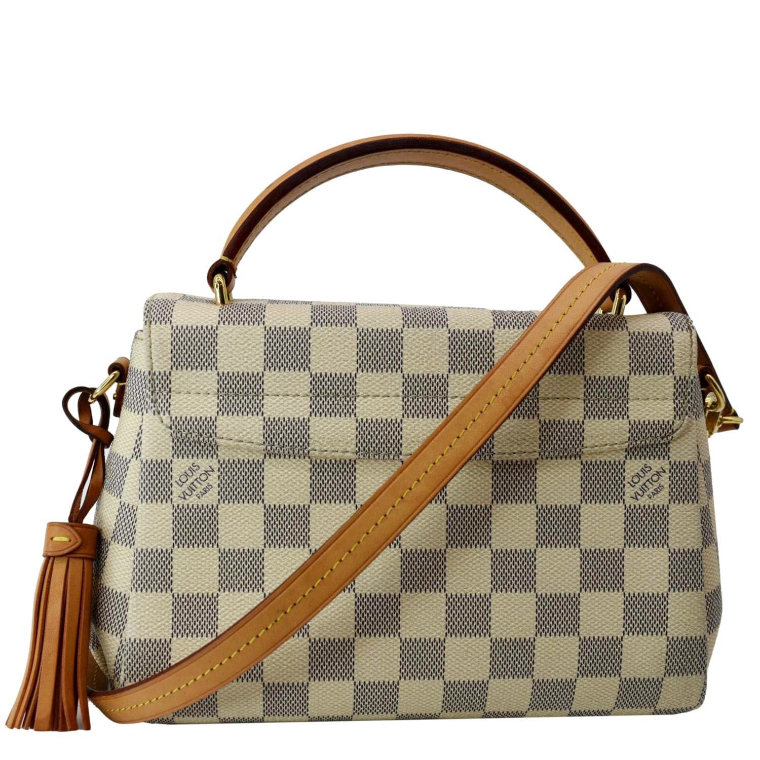 Louis Vuitton Croisette Damier Azur Satchel Crossbody Bag