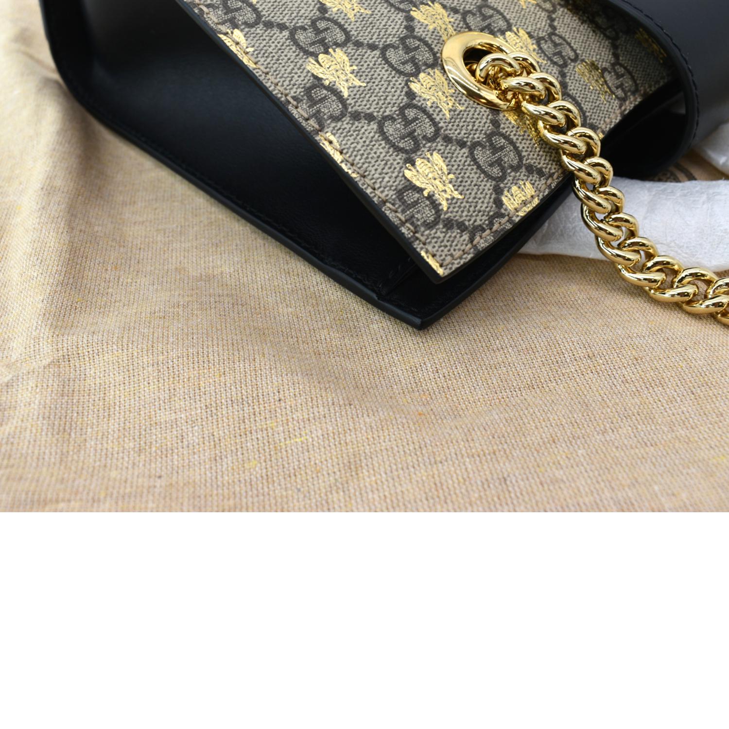 Gucci Beige/Ebony GG Supreme Canvas Exquisite Small Tote Bag