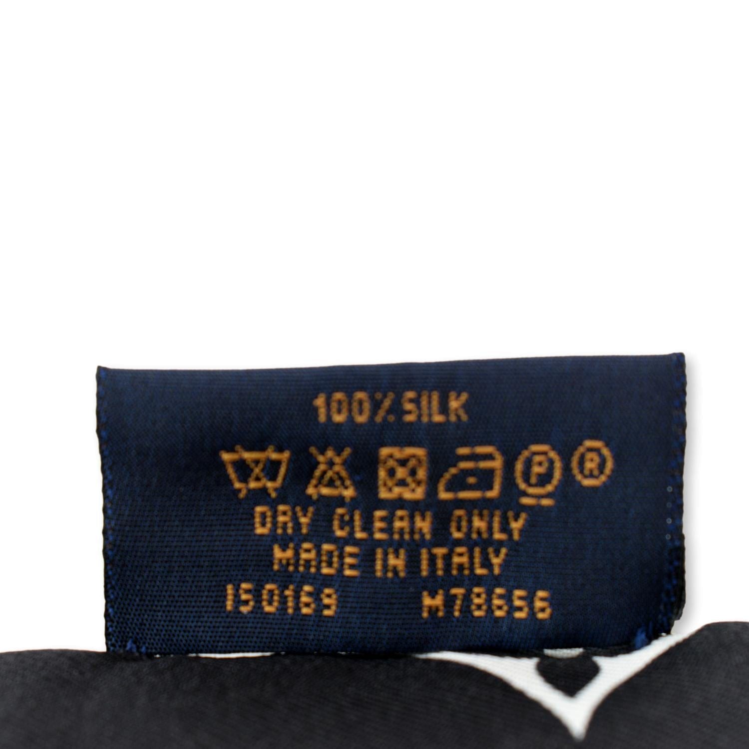 Louis Vuitton Silk Monogram Confidential Bandeau Scarf Authentic Monogram  M78656