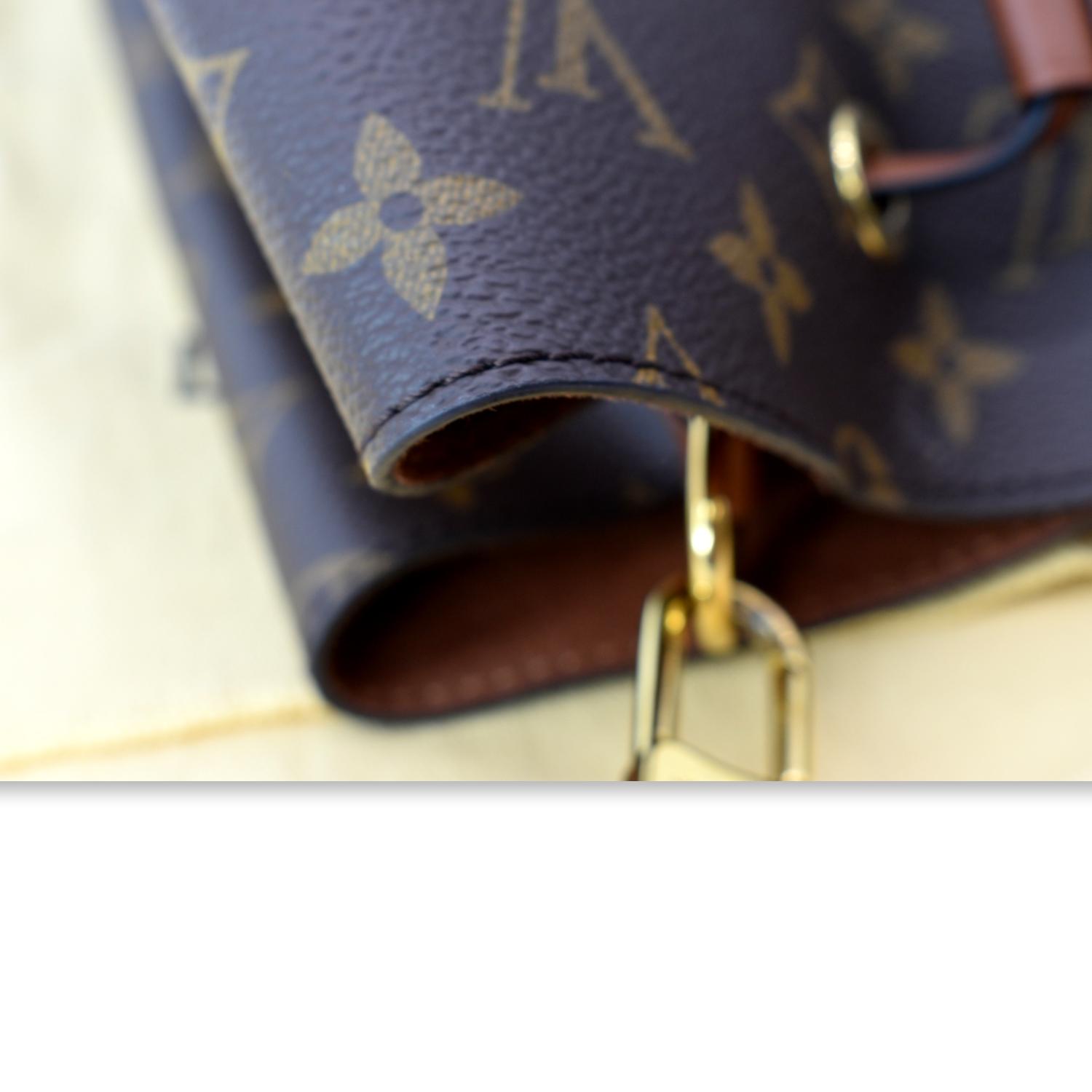 Louis Vuitton Brown Monogram e Leather Cloth ref.880581