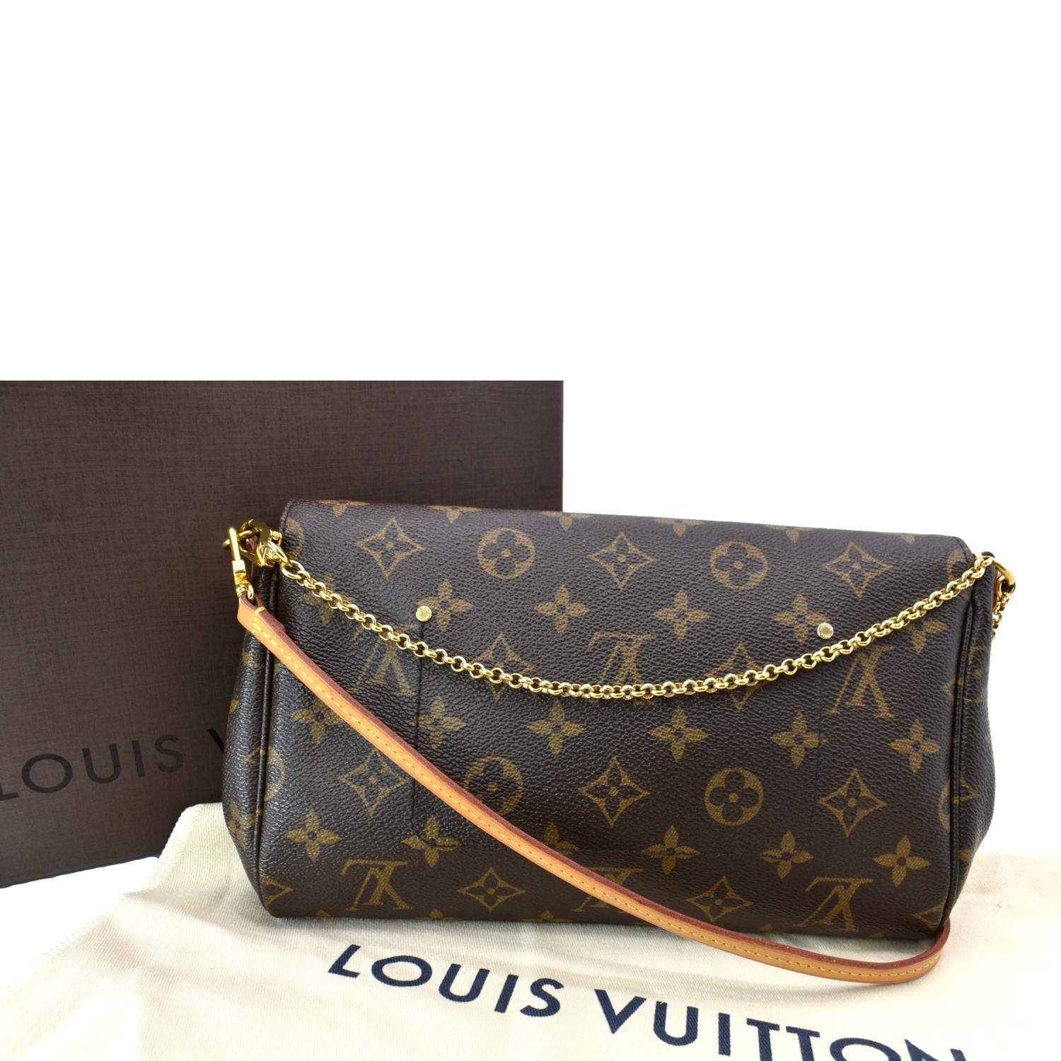 Louis Vuitton Monogram Favorite MM 2way Crossbody 92lv79 at