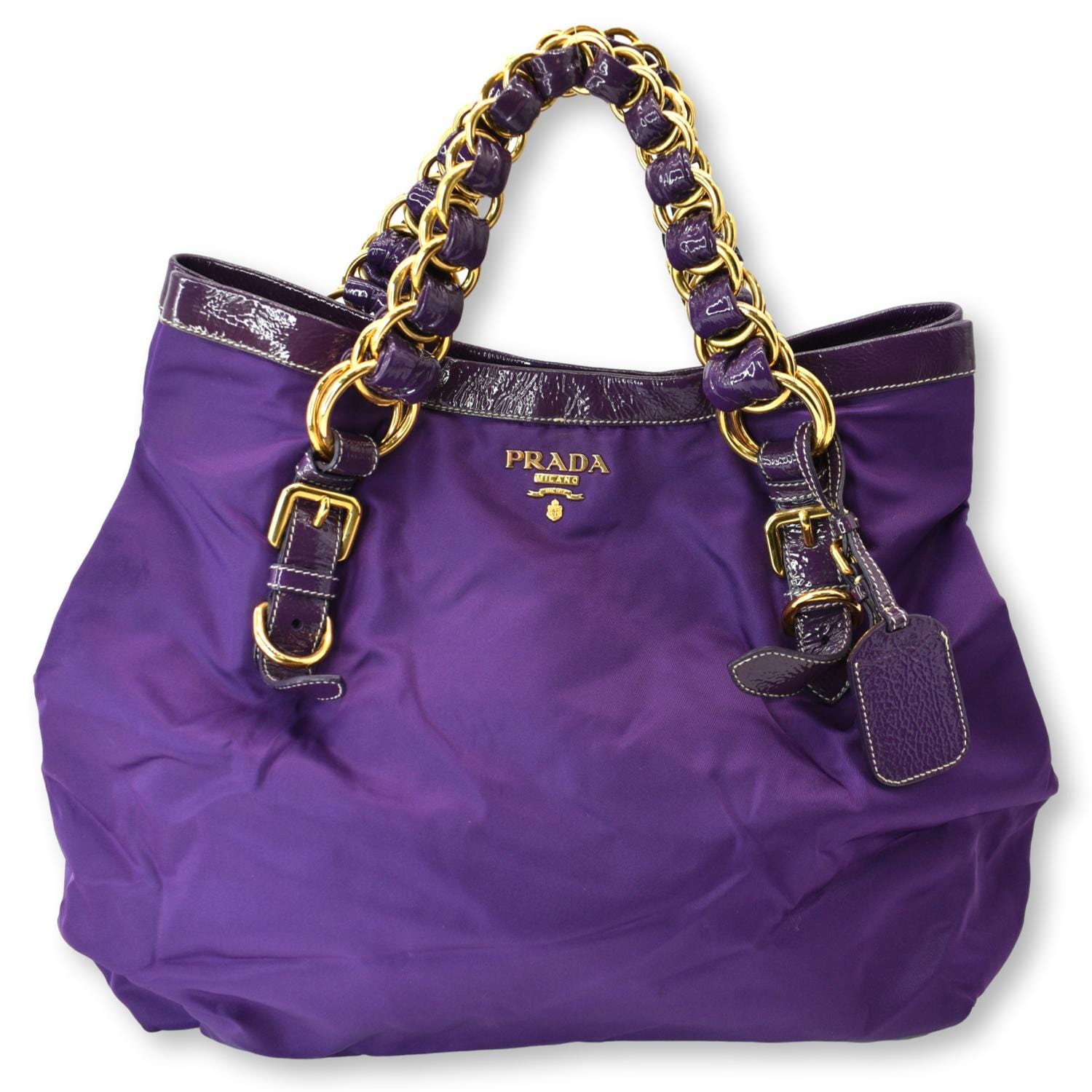 1113. Prada Purple Crocodile Embossed Leather Tote Bag - April 2021 -  ASPIRE AUCTIONS