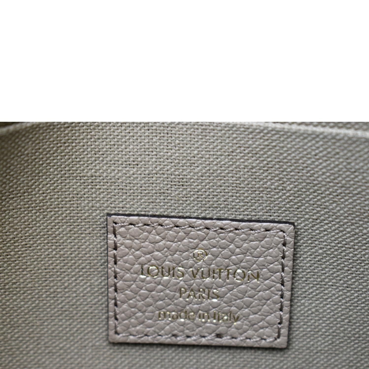 Beige Louis Vuitton Monogram Empreinte Pochette Felicie Crossbody Bag –  Designer Revival