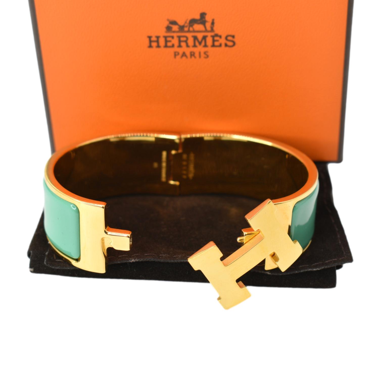 Hermes Clic Clac H Enamel Bracelet