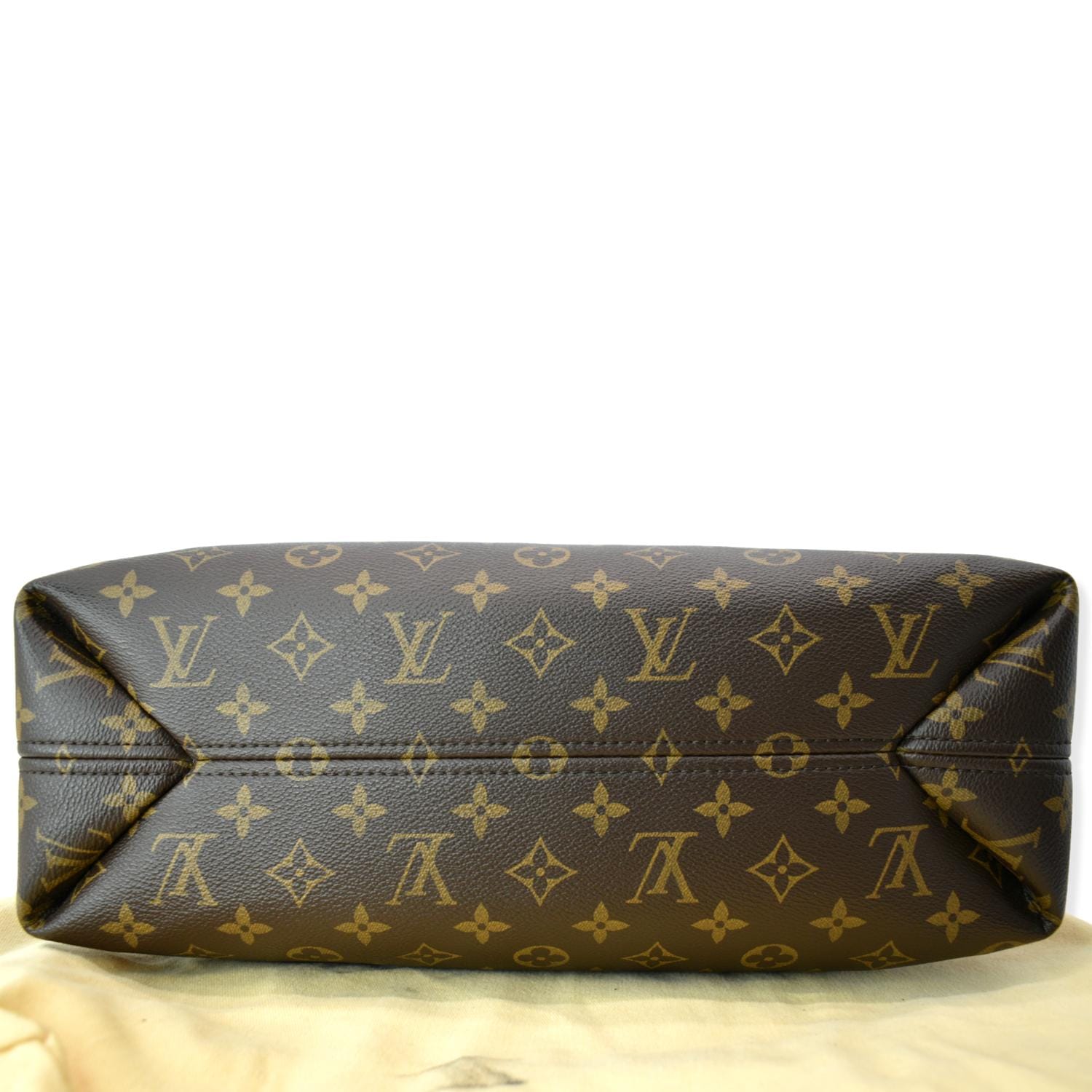 Louis Vuitton Brown Monogram Coated Canvas & Vachetta Leather Sully mm