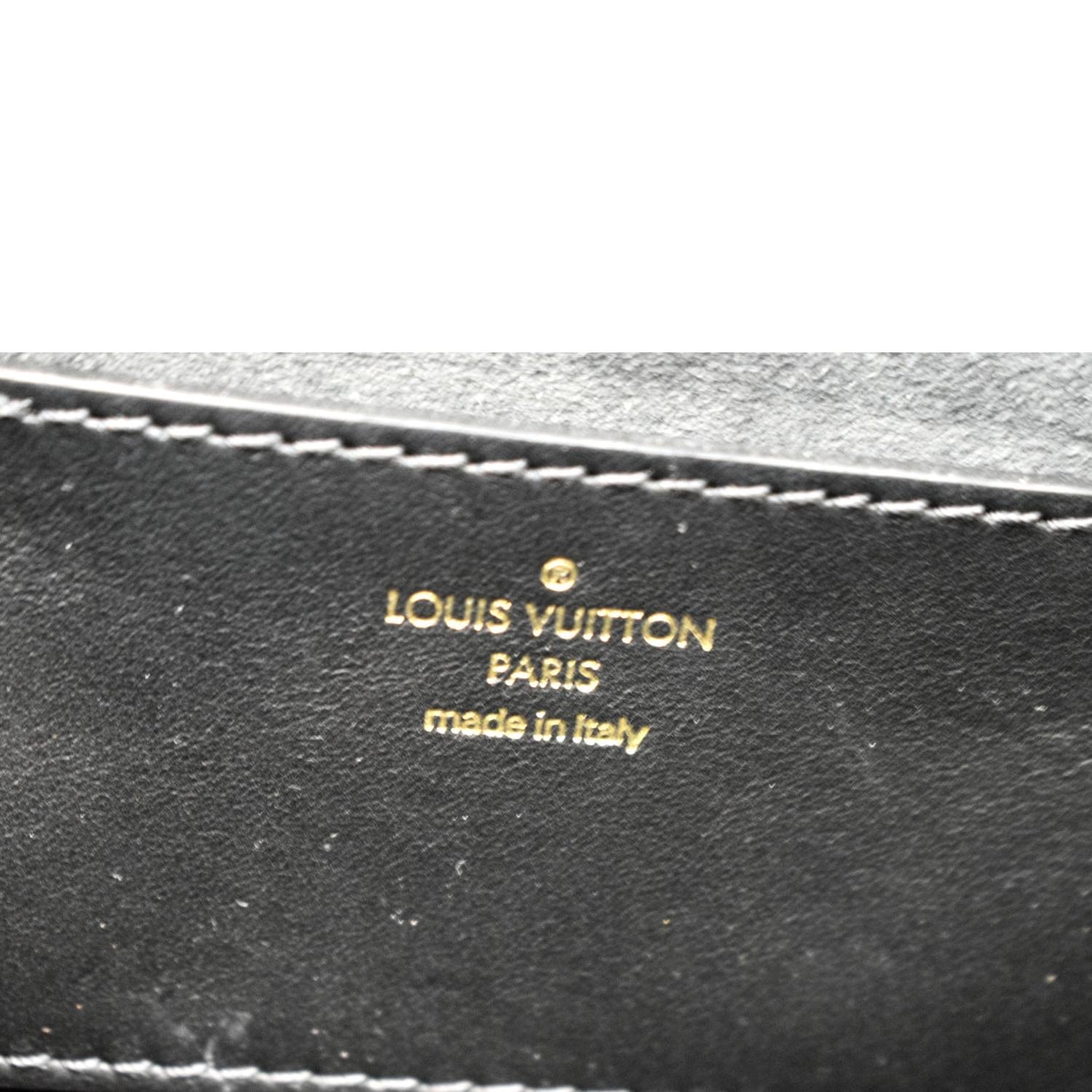 LOUIS VUITTON Crossbody Pochette Bag New Wave M67531 Chain Shoulder Purse  Denim