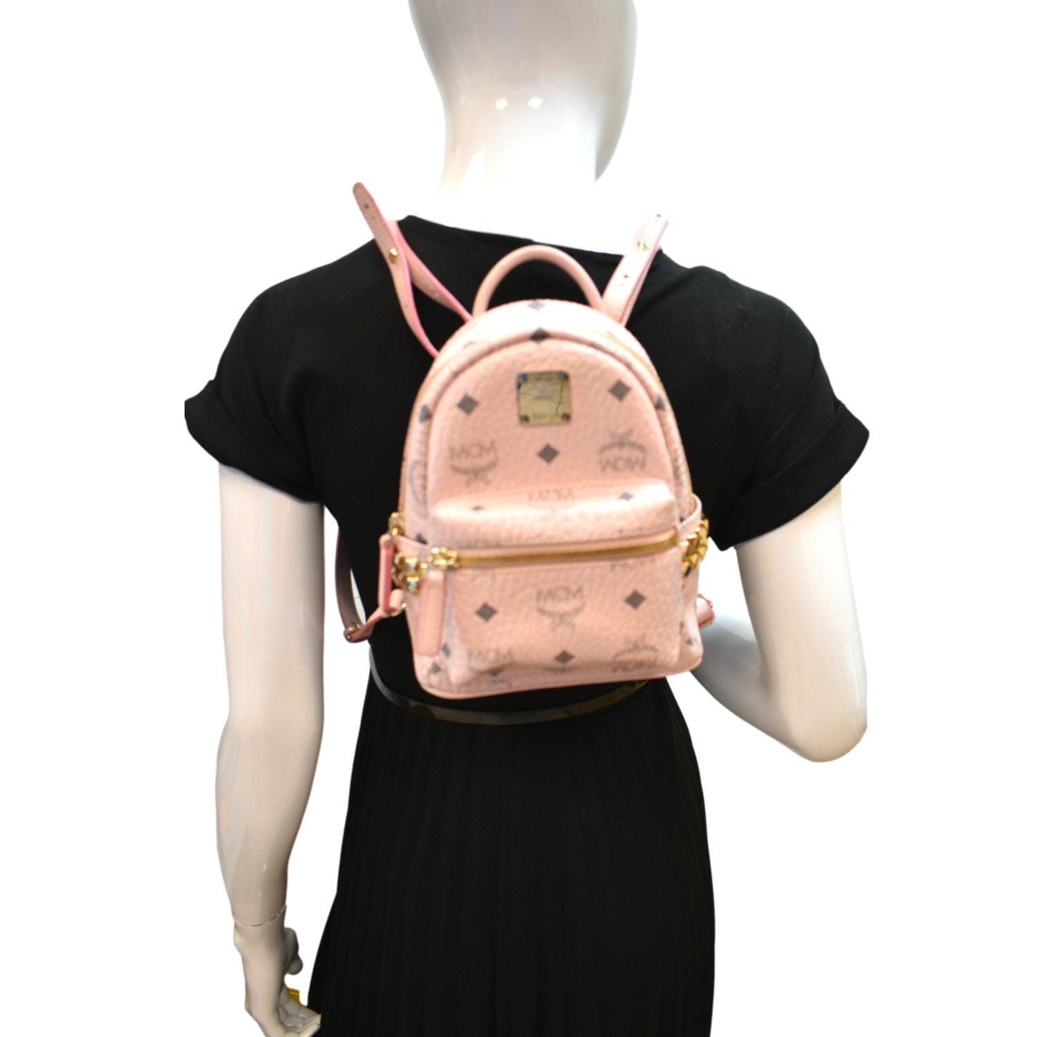 Backpack MCM Pink in Synthetic - 34148388