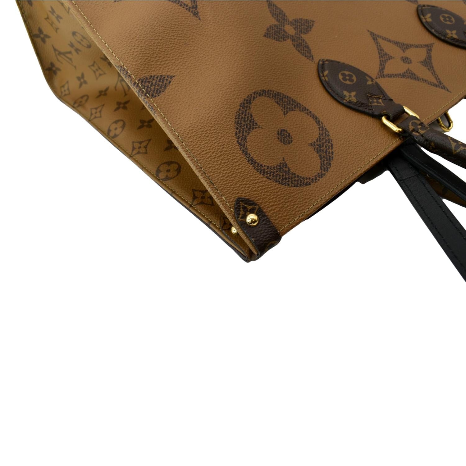 Louis Vuitton On The Go Tote Bag Reverse Monogram GM Cloth ref