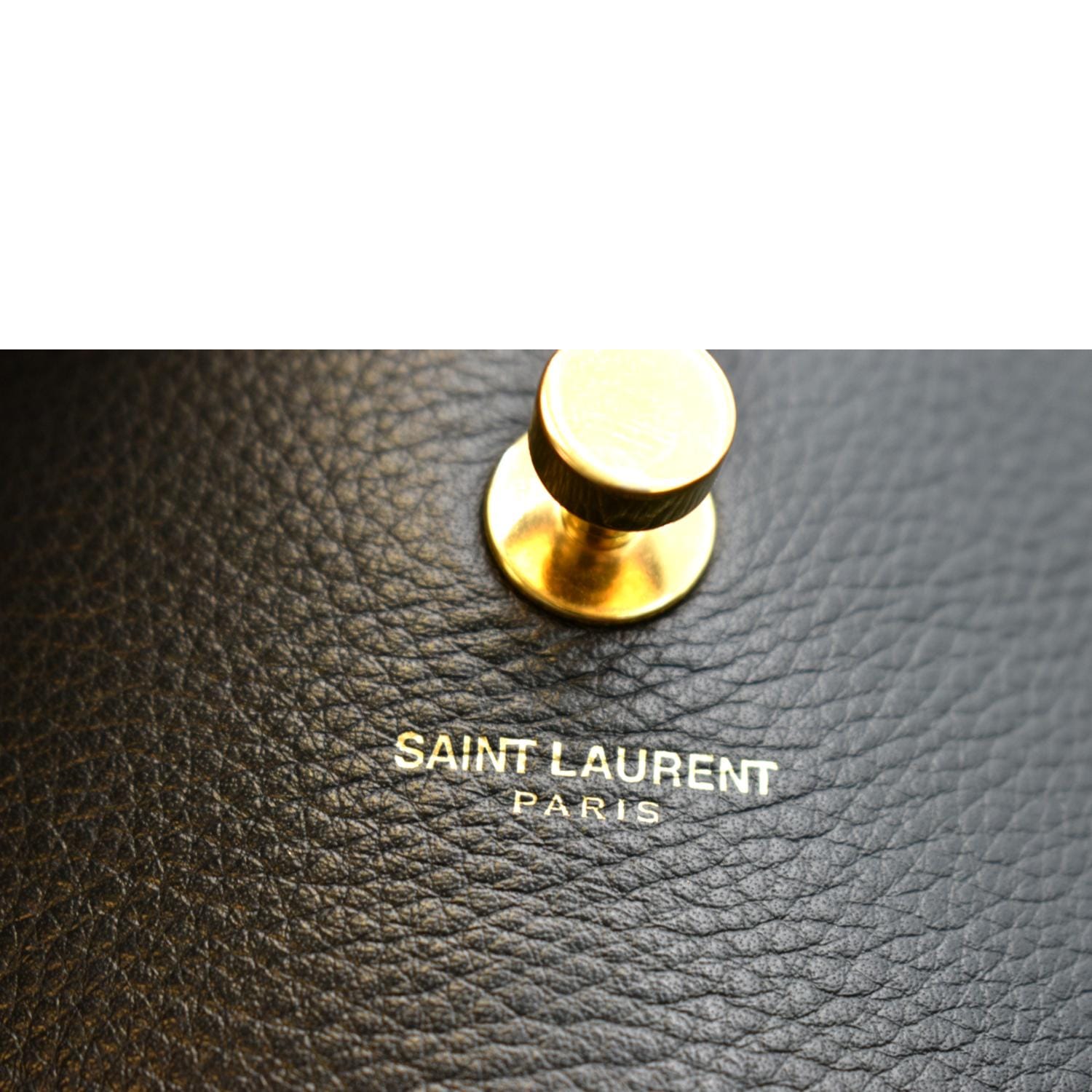 Saint Laurent Sunset Two-Tone Shoulder Bag - Black