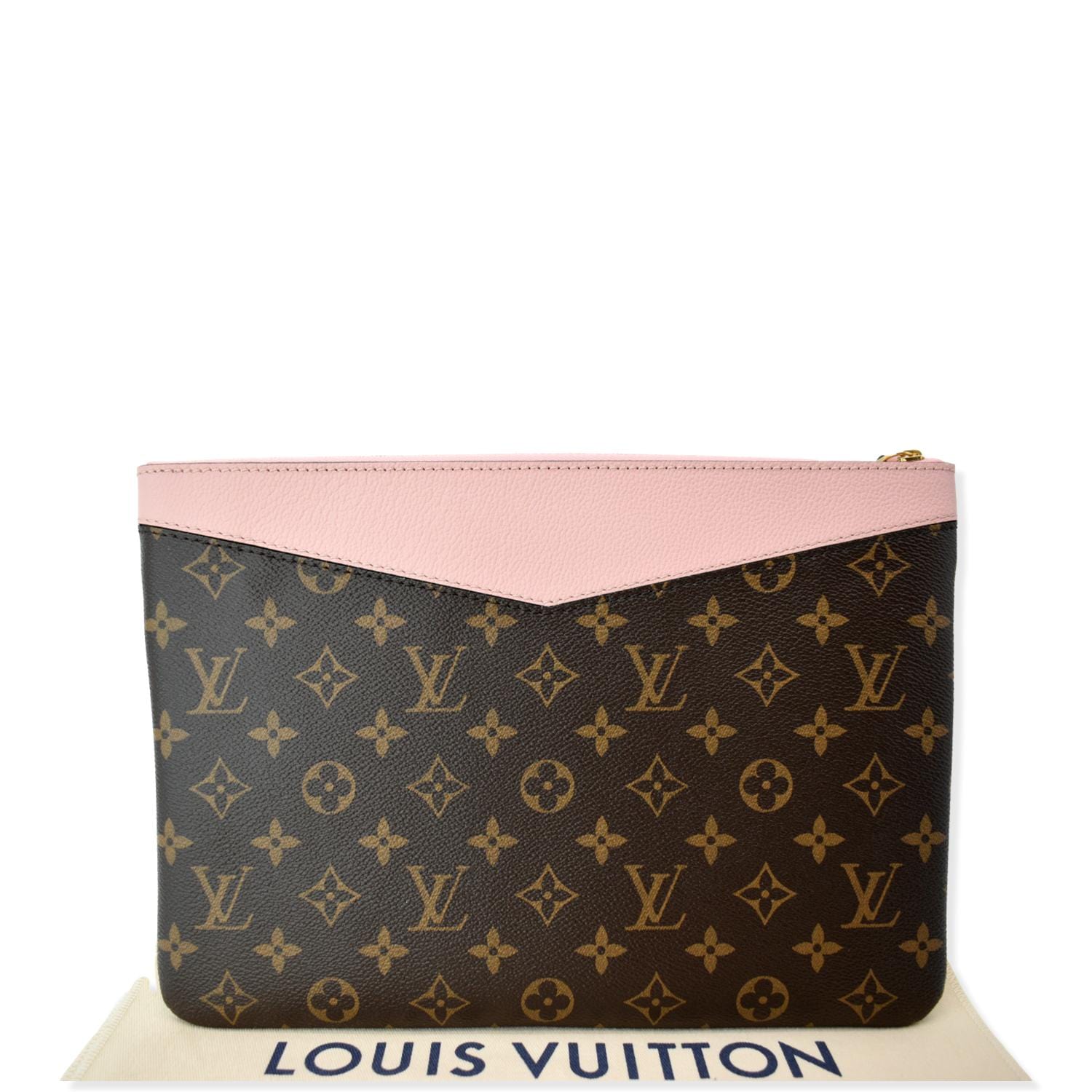 Pre-Owned Louis Vuitton Monogram Portfolio Large Clutch Bag ($480