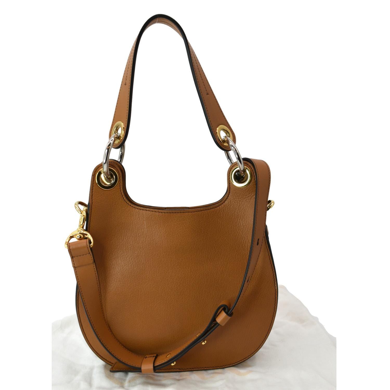 Chloé Brown Small Tess Crossbody Bag