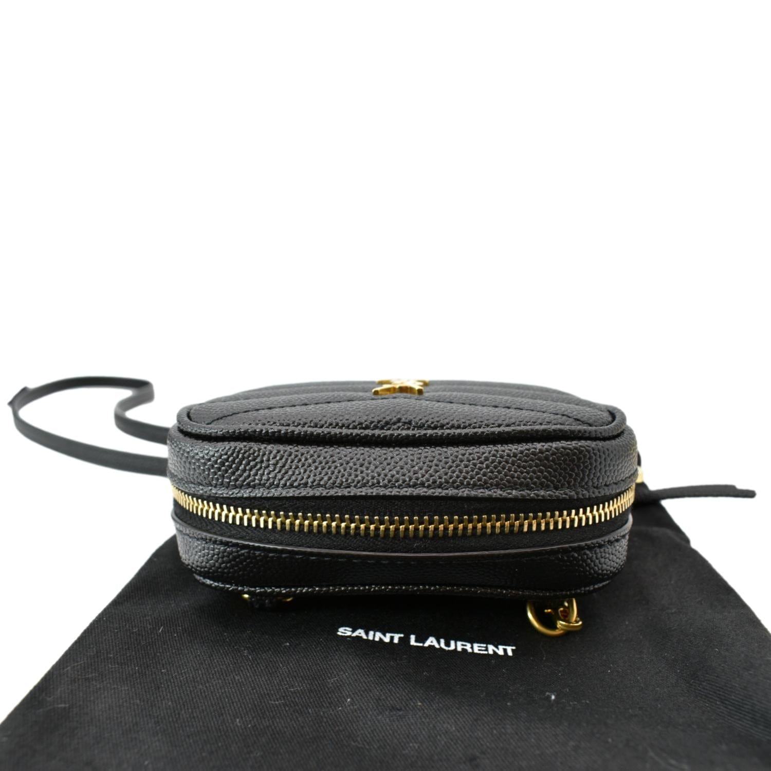 Leather crossbody bag Yves Saint Laurent Black in Leather - 35289543