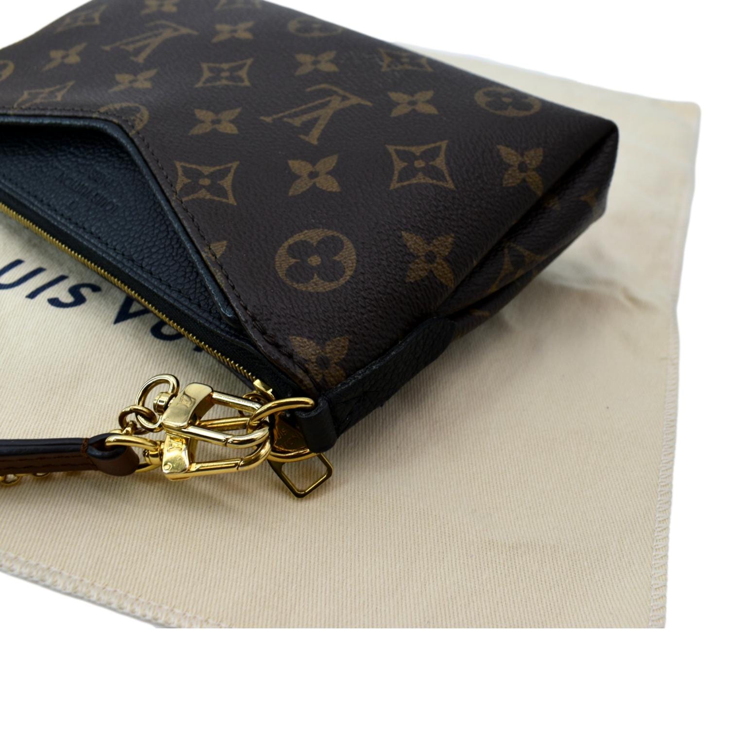 Pallas cloth crossbody bag Louis Vuitton Brown in Cloth - 29856967