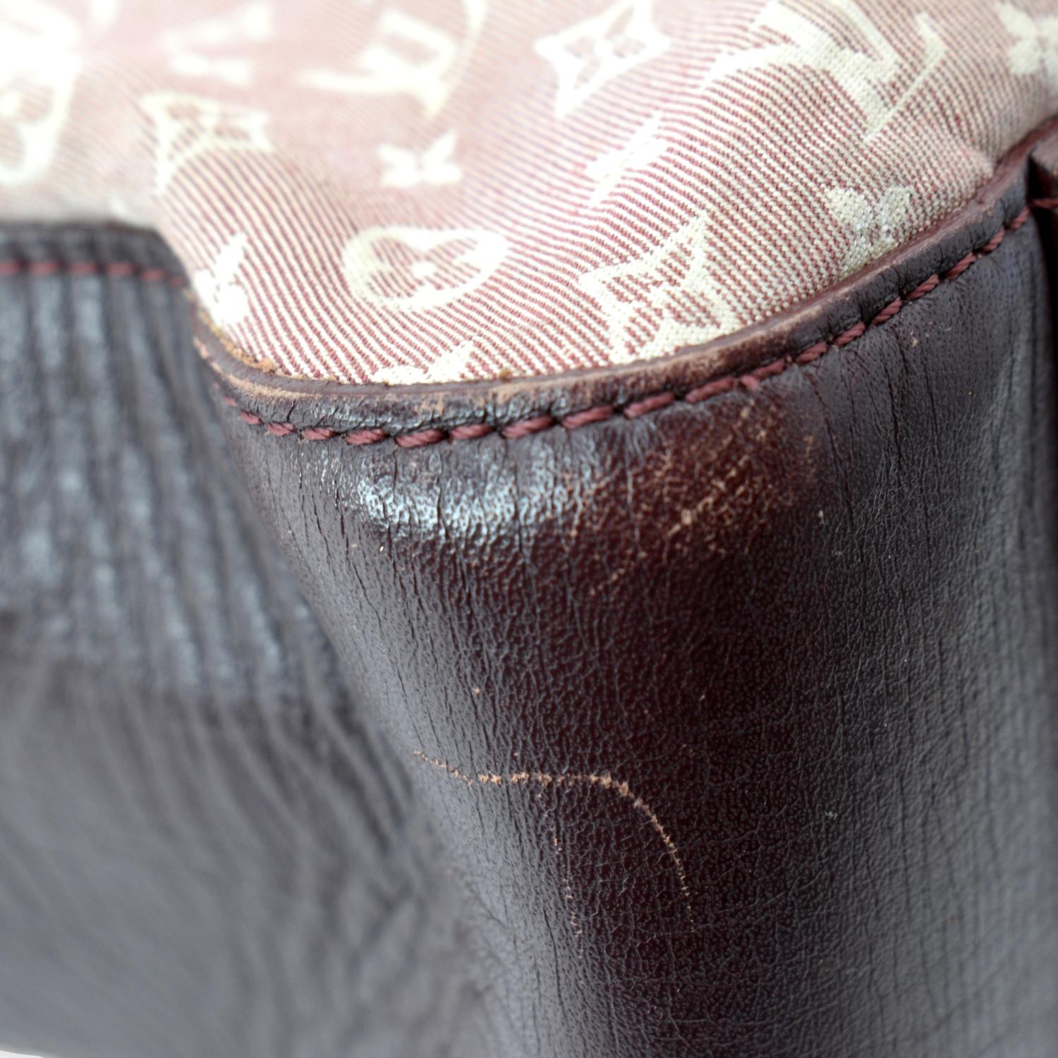 Idylle rendez-vous cloth handbag Louis Vuitton Brown in Cloth