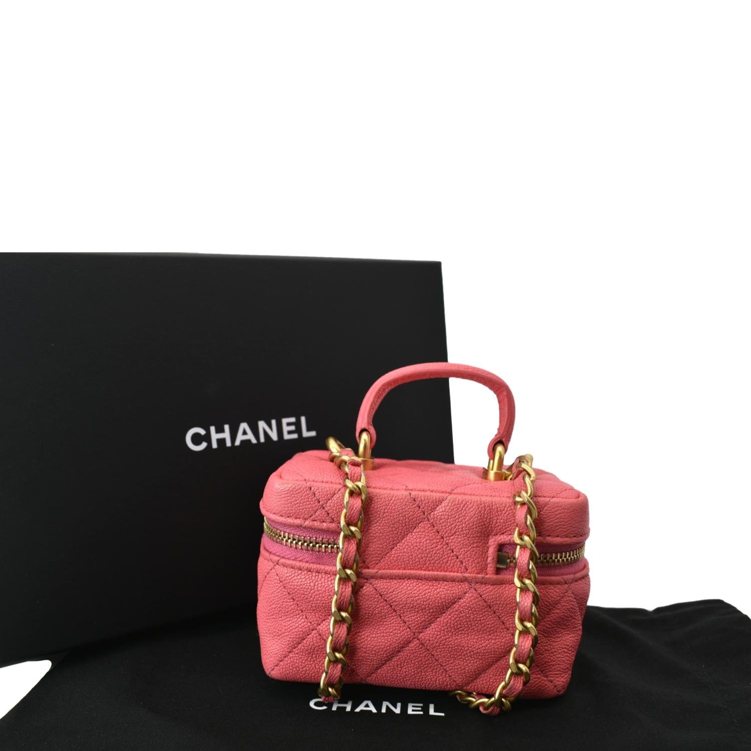 Chanel top handle mini vanity (new version)! cutest bag ever