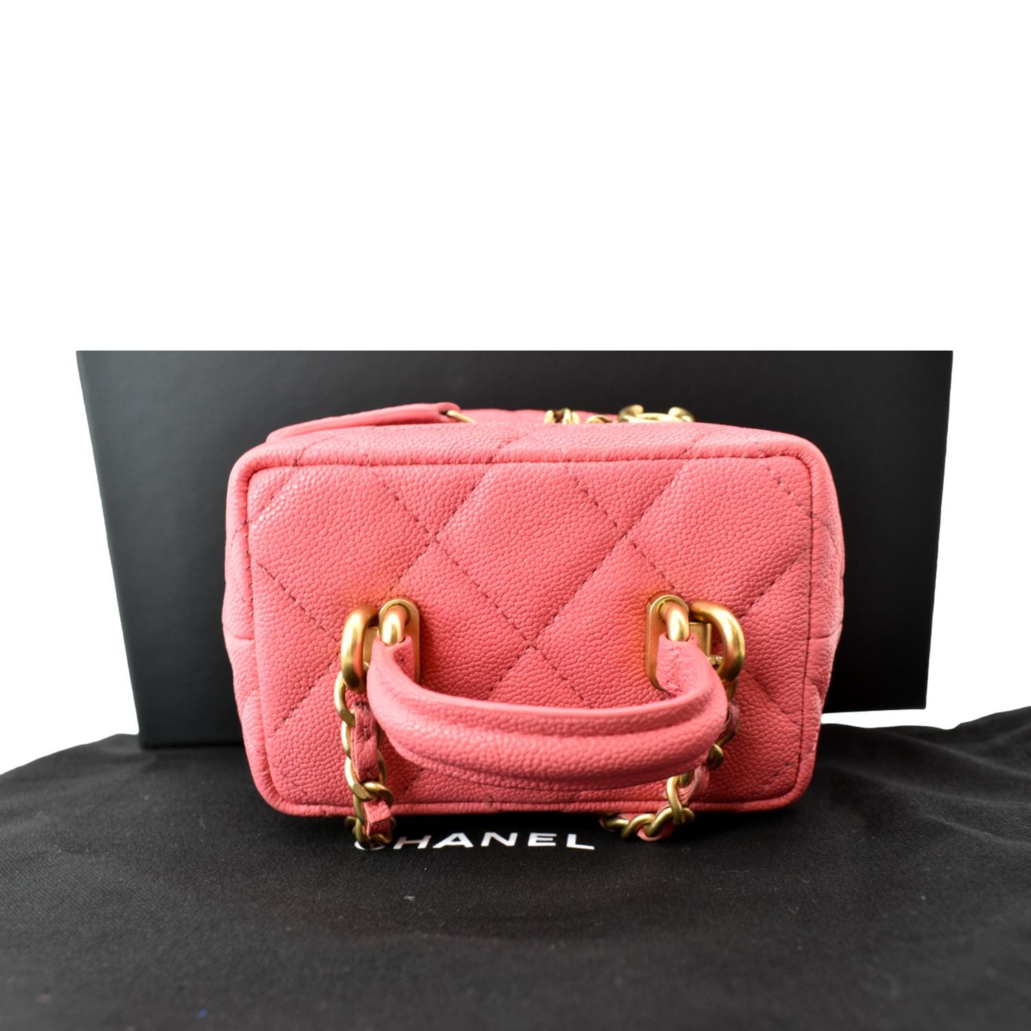 Chanel, Ltd, Handle with Care Vanity Bag, Light Pink, with Box & Card