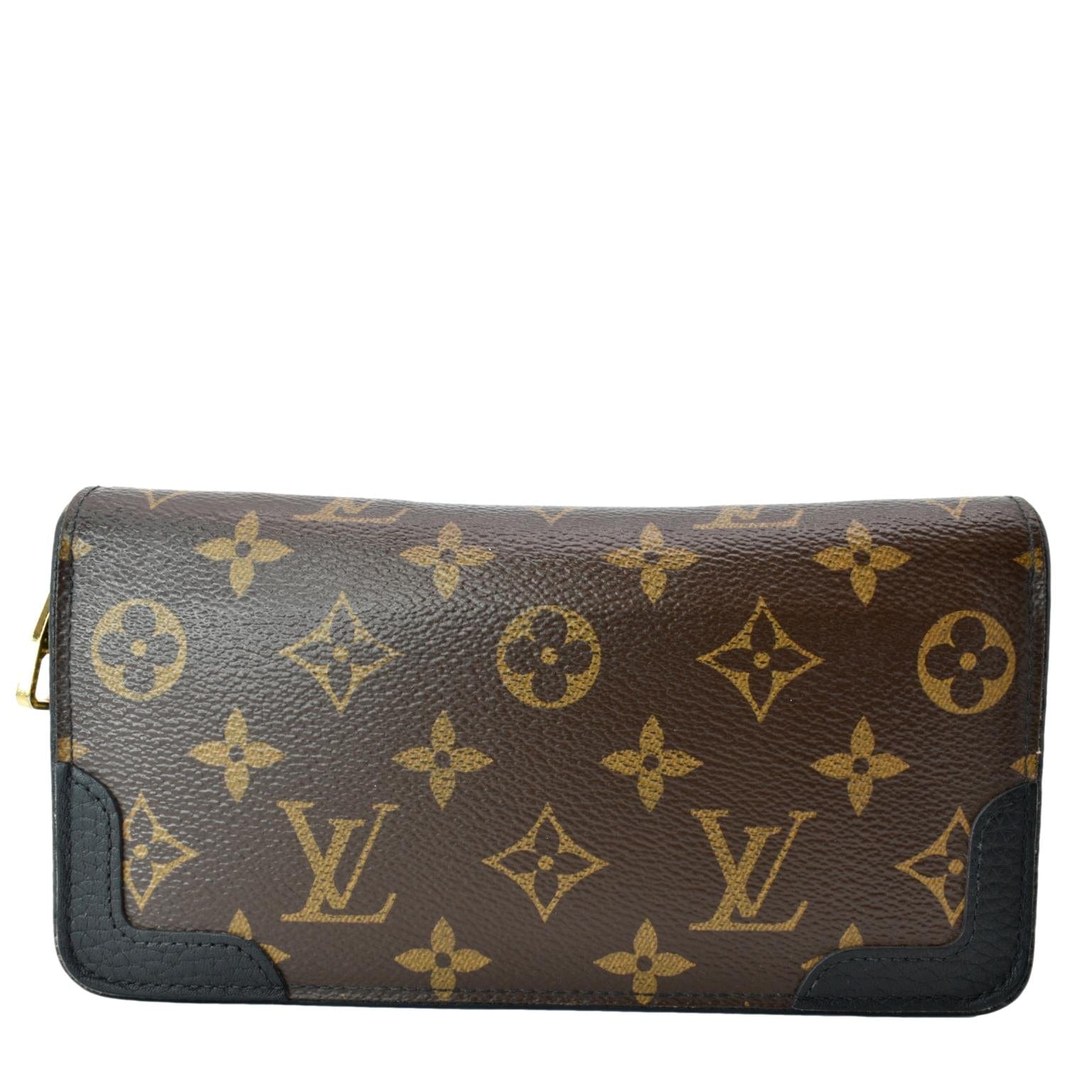 Louis Vuitton Retiro Zippy Wallet Monogram Canvas Brown 21329674