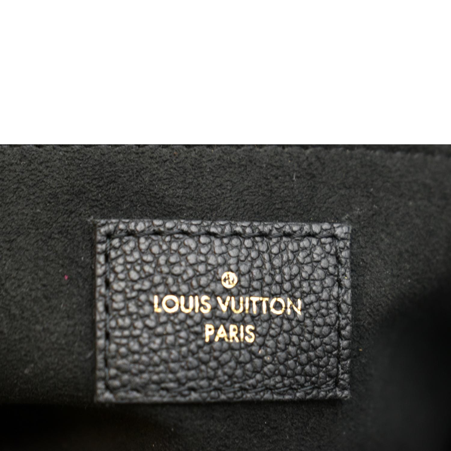 LOUIS VUITTON Vavin PM Monogram Empreinte Shoulder Bag Black