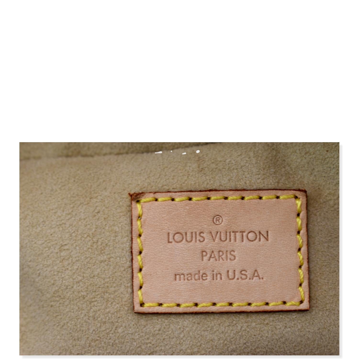 Louis Vuitton Classic Monogram Canvas Manhattan PM Top Handle Bag