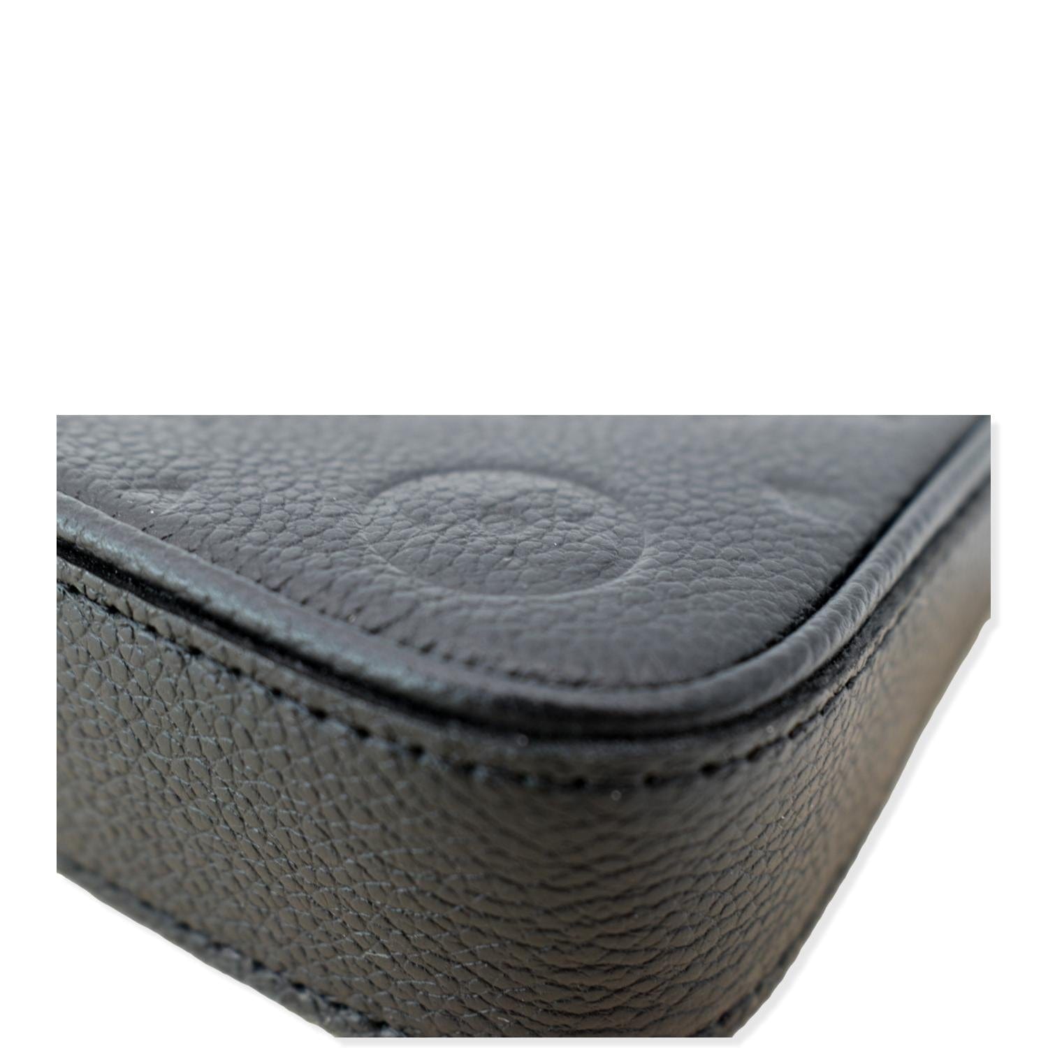 Louis Vuitton Monogram Empreinte Easy Pouch On Strap - Black
