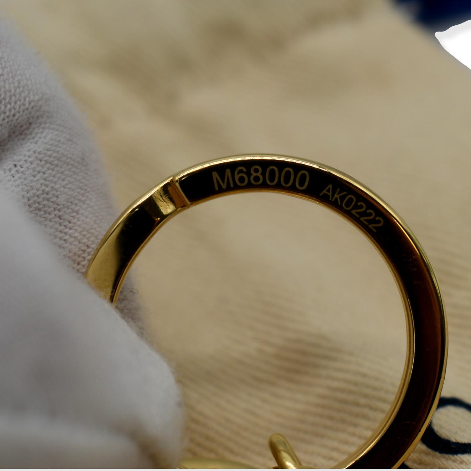 Louis Vuitton Gold Circle Bag Charm and Key Holder – The Closet