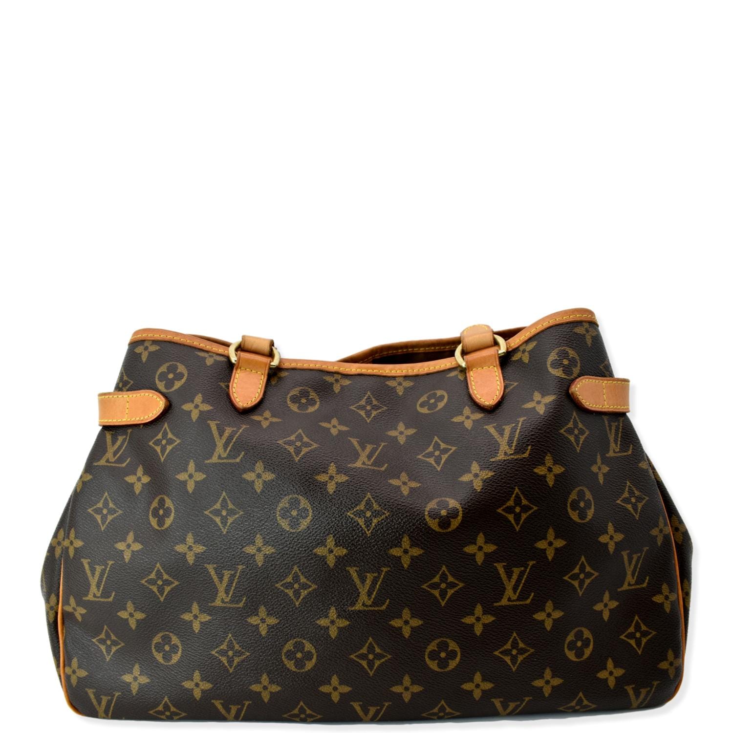 Louis Vuitton Batignolles Handbag Monogram Canvas Brown 2341361