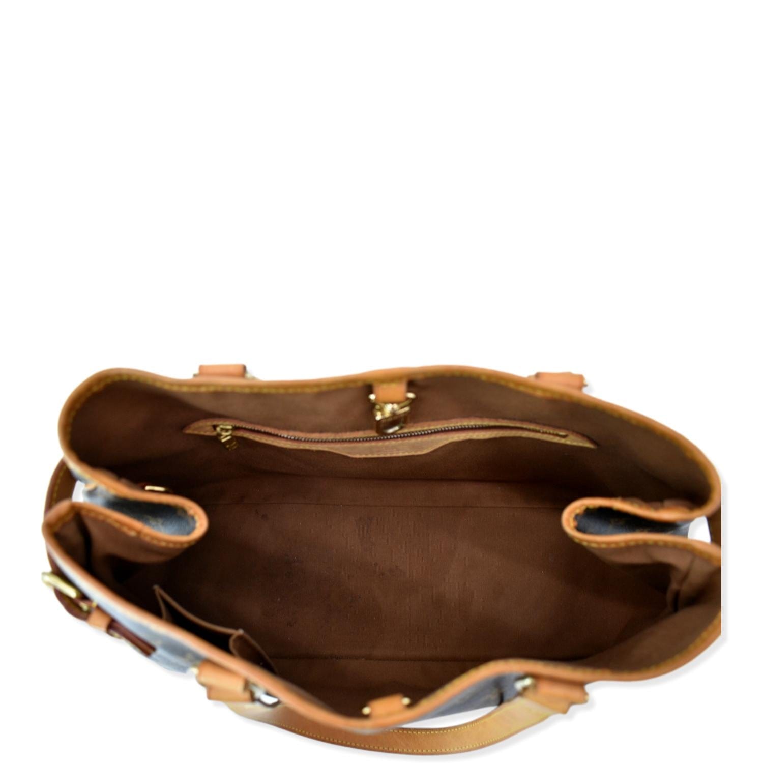 Batignolles leather handbag Louis Vuitton Brown in Leather - 35276793