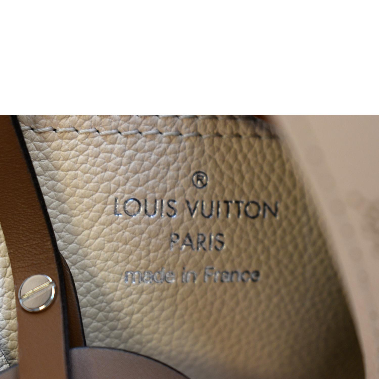 M21299 Louis Vuitton Mahina Carmel Hobo Bag