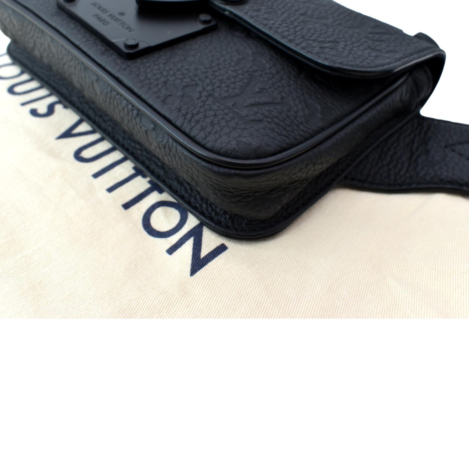 Louis Vuitton S Lock Sling Bag Monogram Taurillon Leather, Luxury