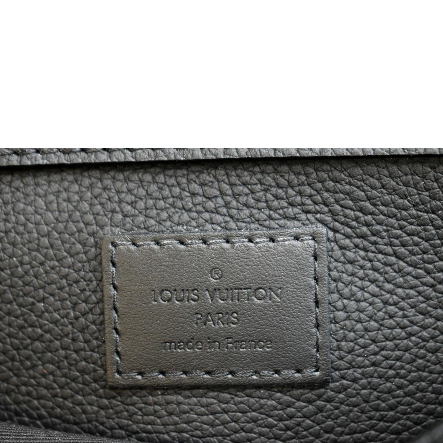 Louis Vuitton Black Grained Calfskin Aerogram Takeoff Sling Bag, myGemma, DE