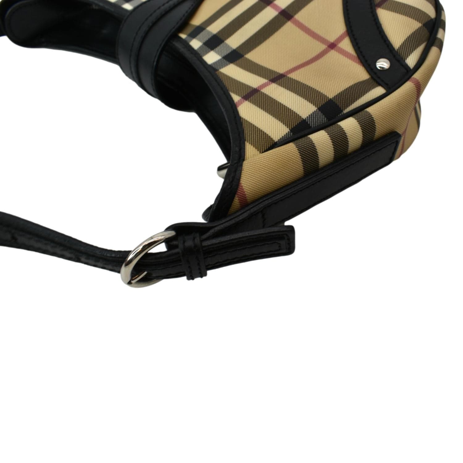 Burberry Embellished Nova Check Pochette - Neutrals Shoulder Bags, Handbags  - BUR385461