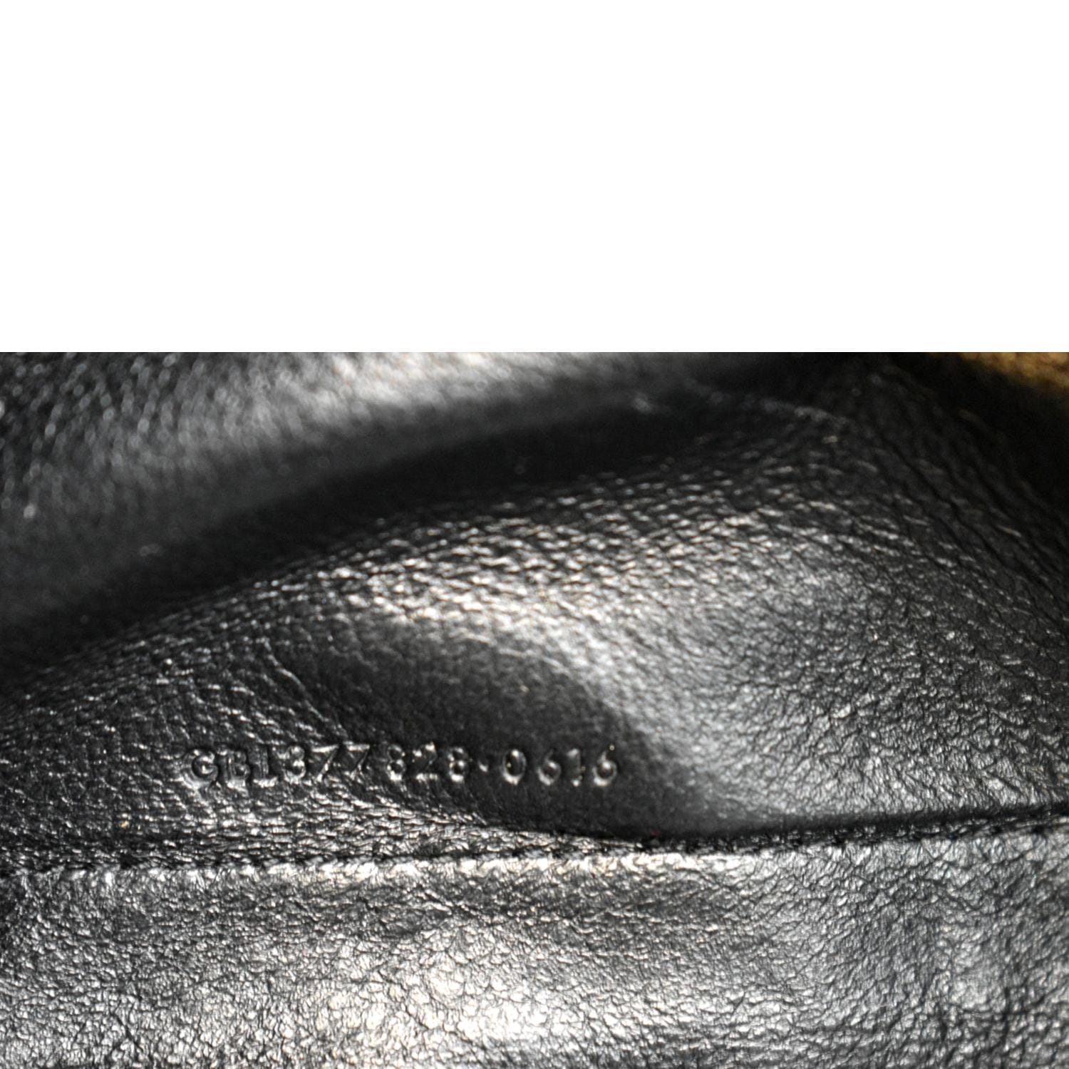 YVES SAINT LAURENT Wallet on Chain Leather Shoulder Bag Black