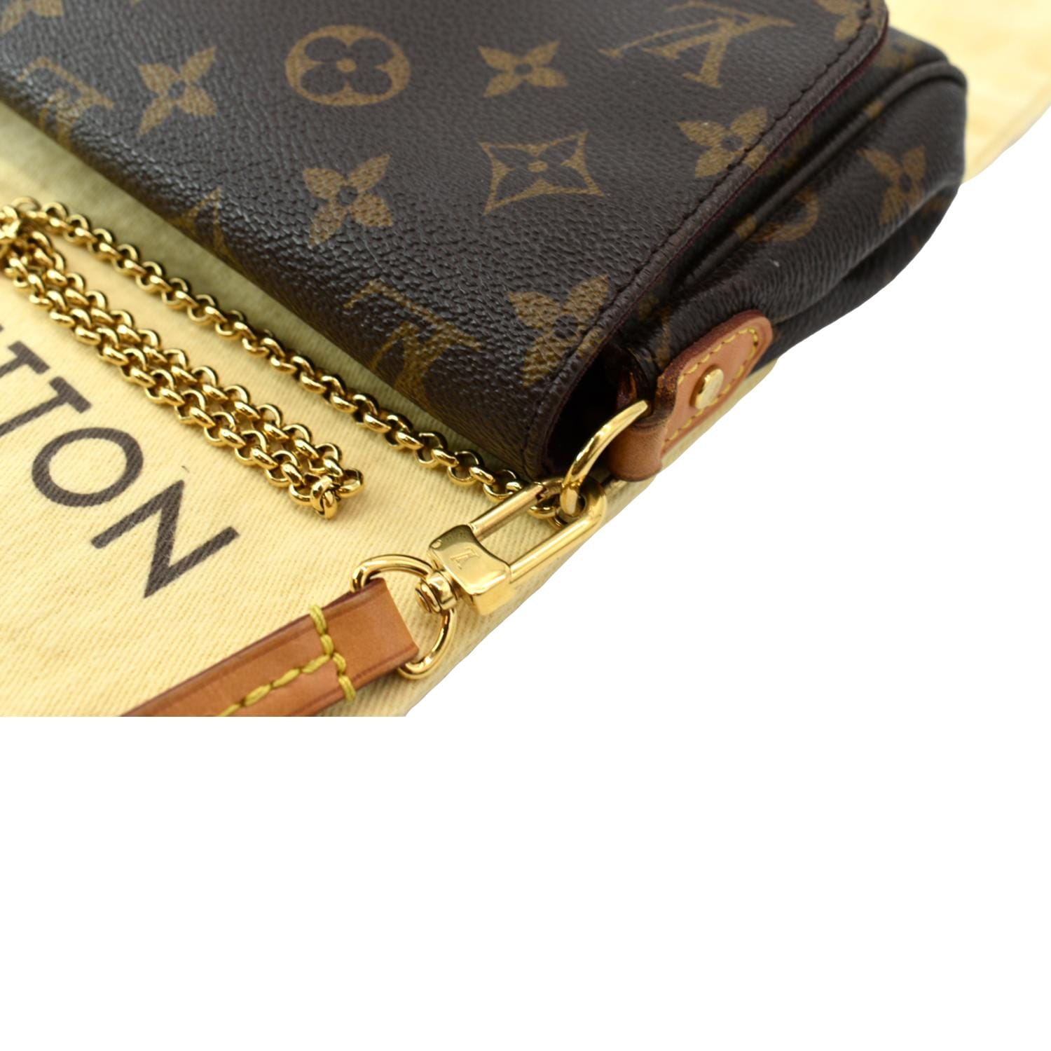 Favorite cloth crossbody bag Louis Vuitton Brown in Cloth - 20616686