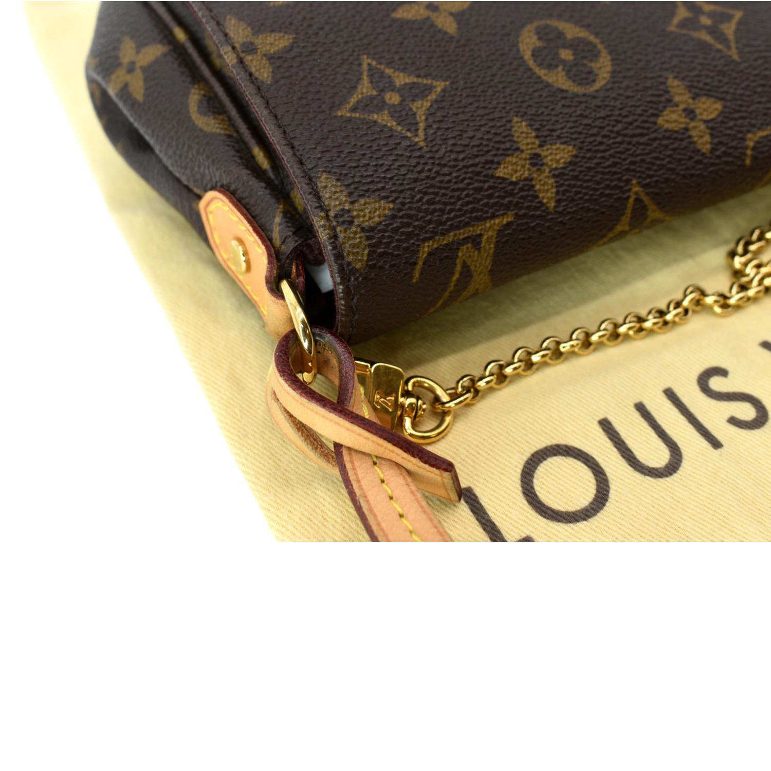 Favorite leather crossbody bag Louis Vuitton Brown in Leather - 31553960