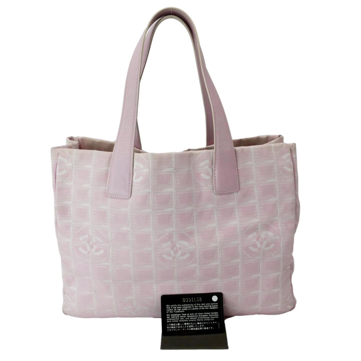 Pink Leather Handbag Women Designer Tote Bag Classic Metallic