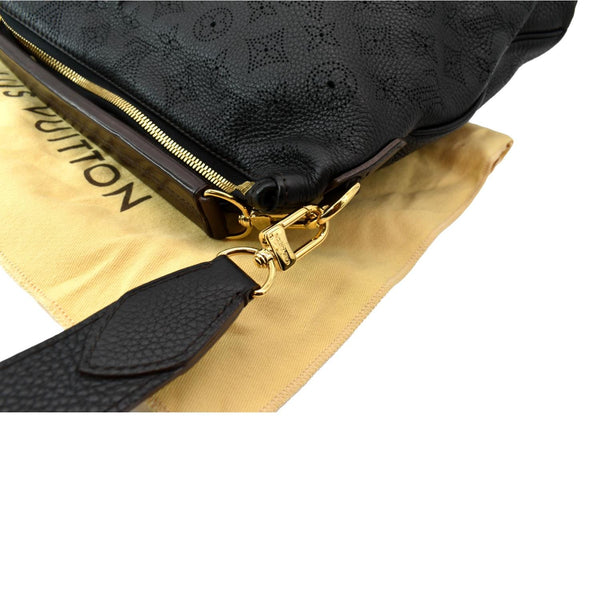 Authentic Louis Vuitton Mahina Noir Handbag. Included original