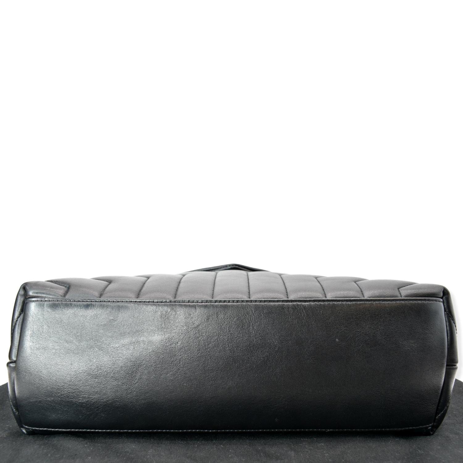 Saint Laurent Medium LouLou Calfskin Leather Shoulder Bag - Black Shoulder  Bags, Handbags - SNT38947