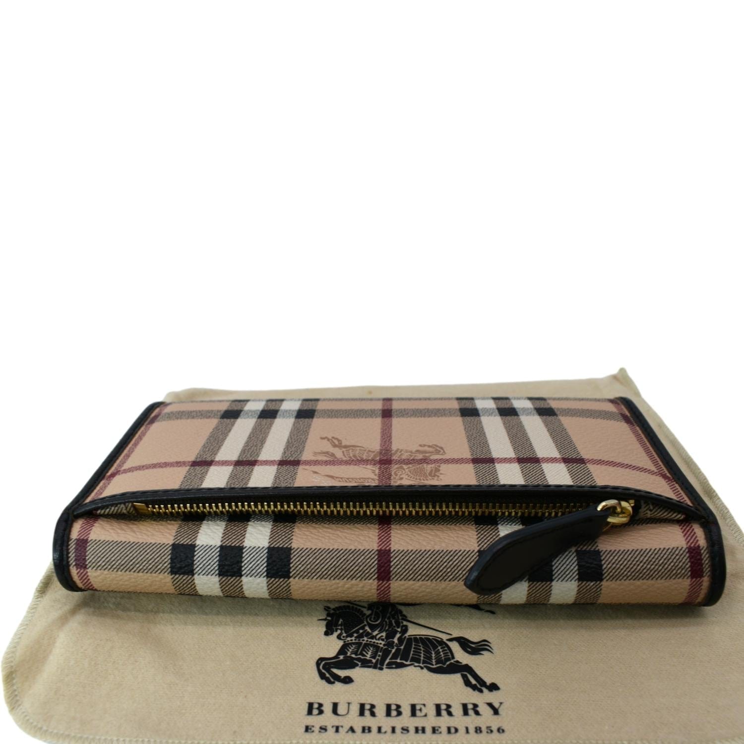 Leather wallet Burberry Brown in Leather - 26126418