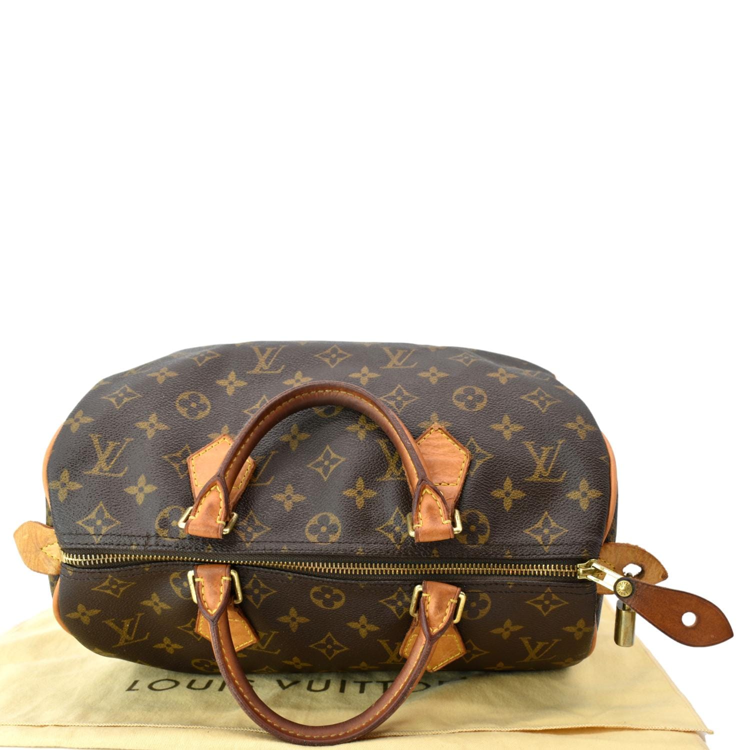 Louis Vuitton, Bags, Pre Loved Louis Vuitton Rare Vintage 97s Monogram  Speedy 30 Handbag Brown