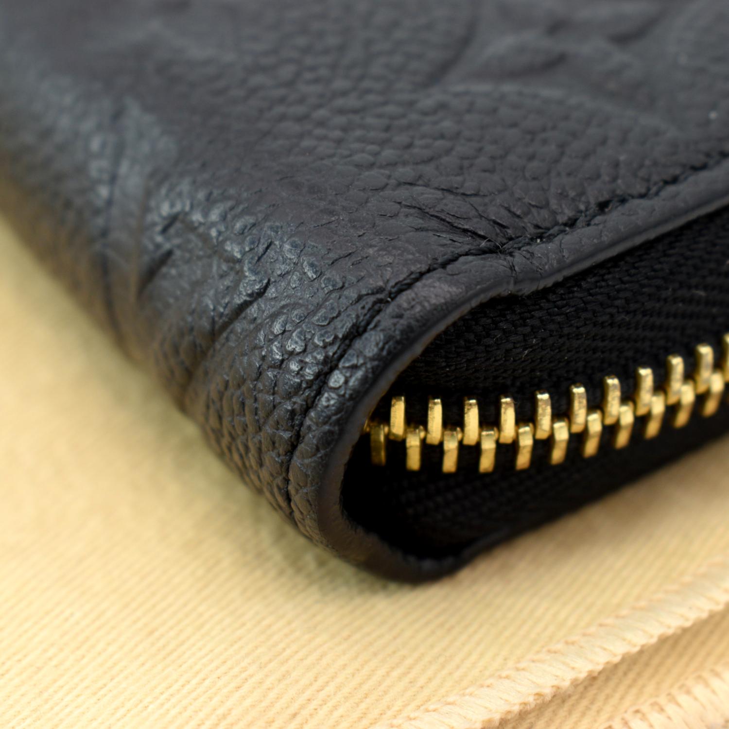 Louis Vuitton LV Monogram Empreinte Leather Zippy Wallet - Black Wallets,  Accessories - LOU823871