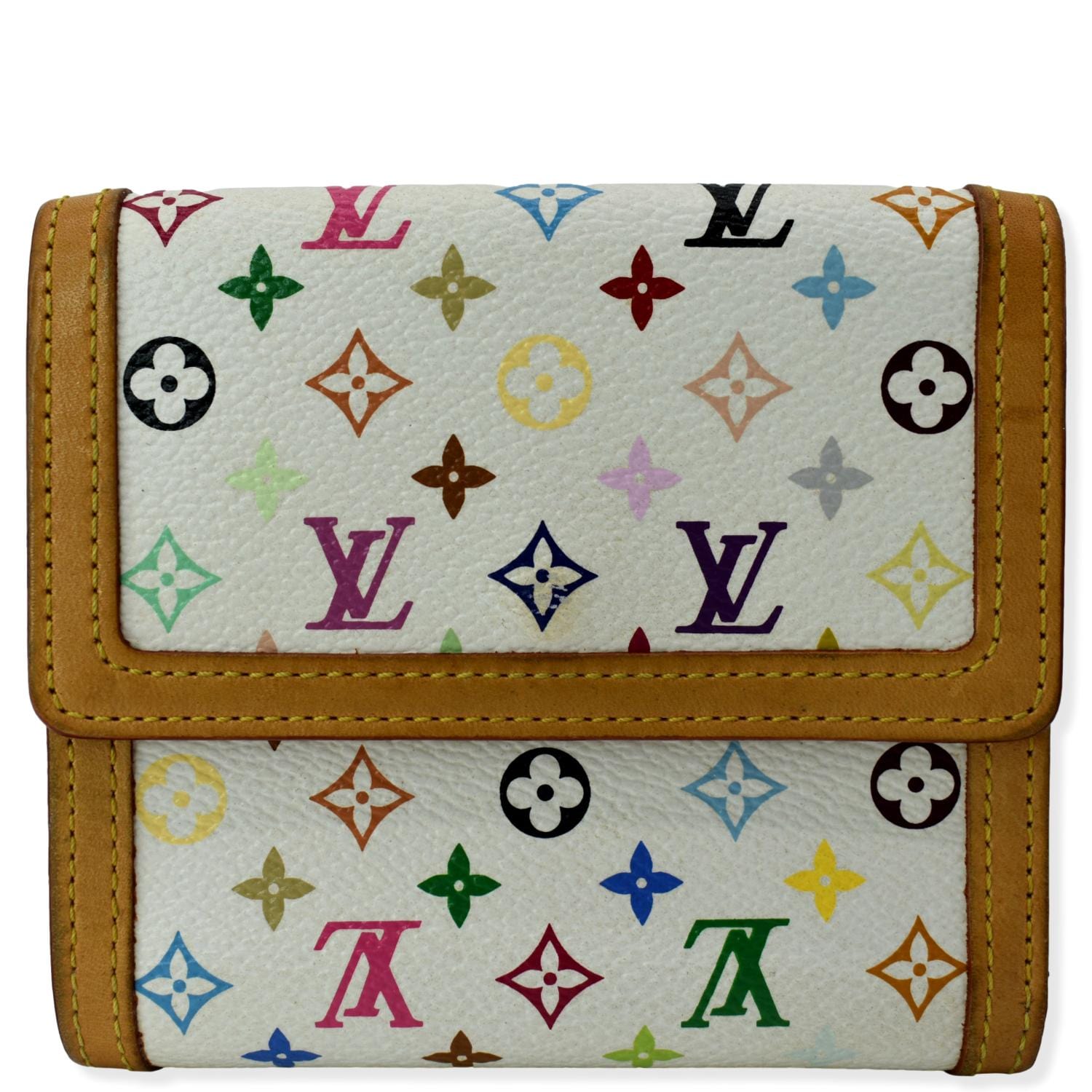 Louis Vuitton white monogrammed new wallet
