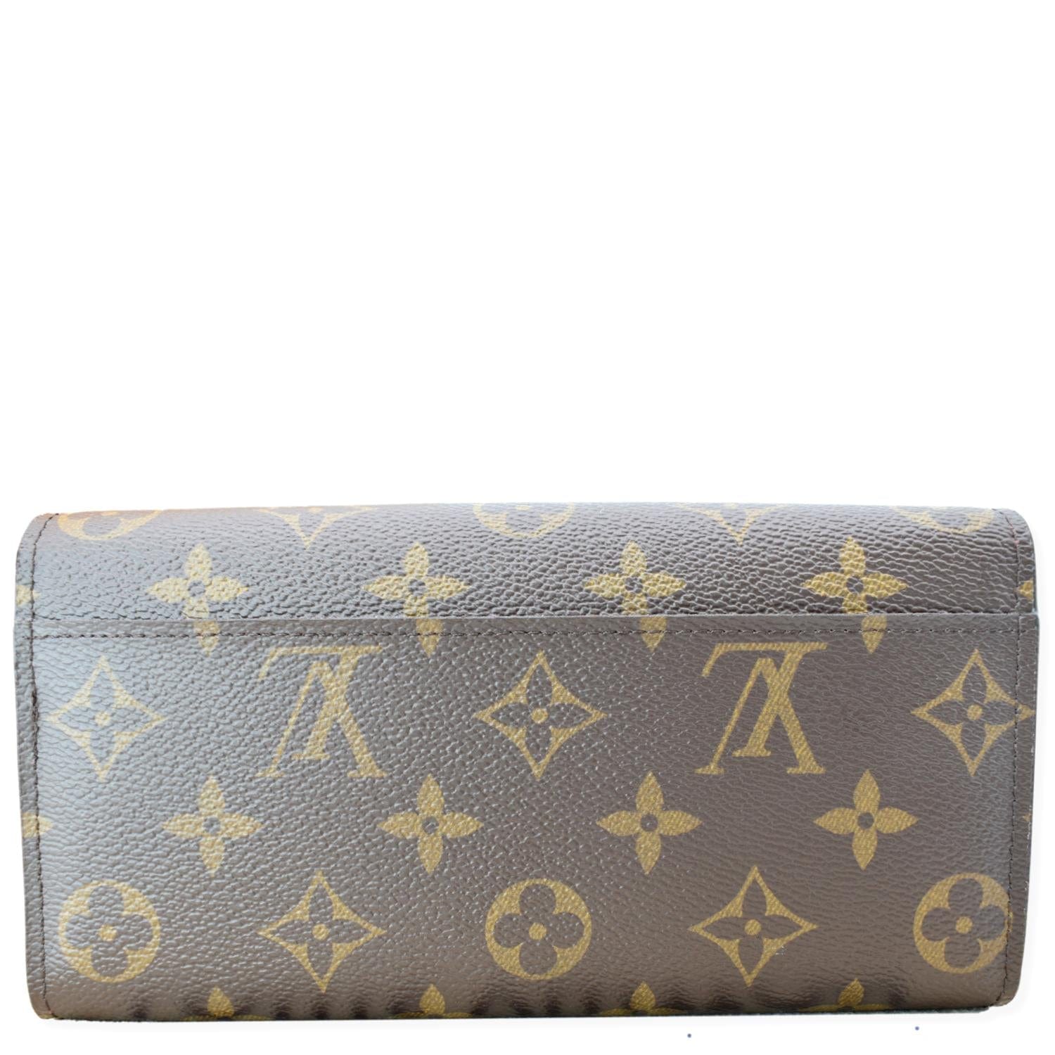 Sarah leather wallet Louis Vuitton Brown in Leather - 36943635