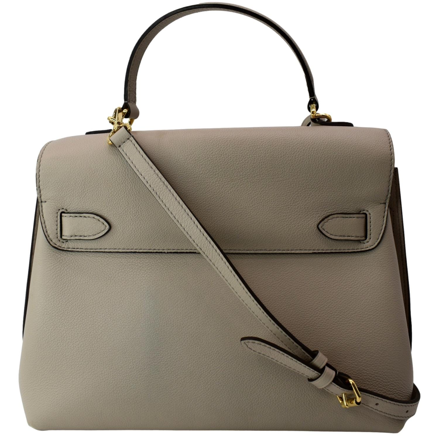 Louis Vuitton - Authenticated Lockme Handbag - Leather Beige Plain for Women, Very Good Condition